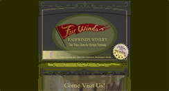 Desktop Screenshot of fairwindswinery.com